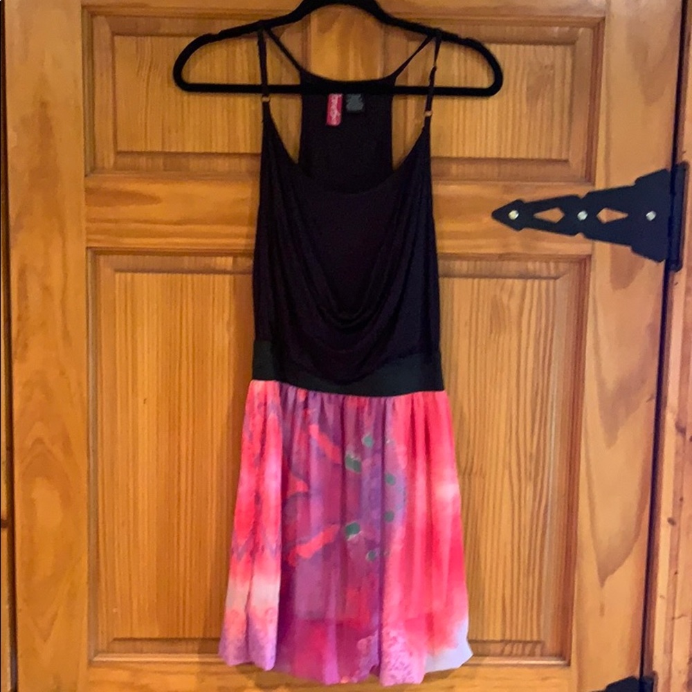 Black and Pink Party Dress!